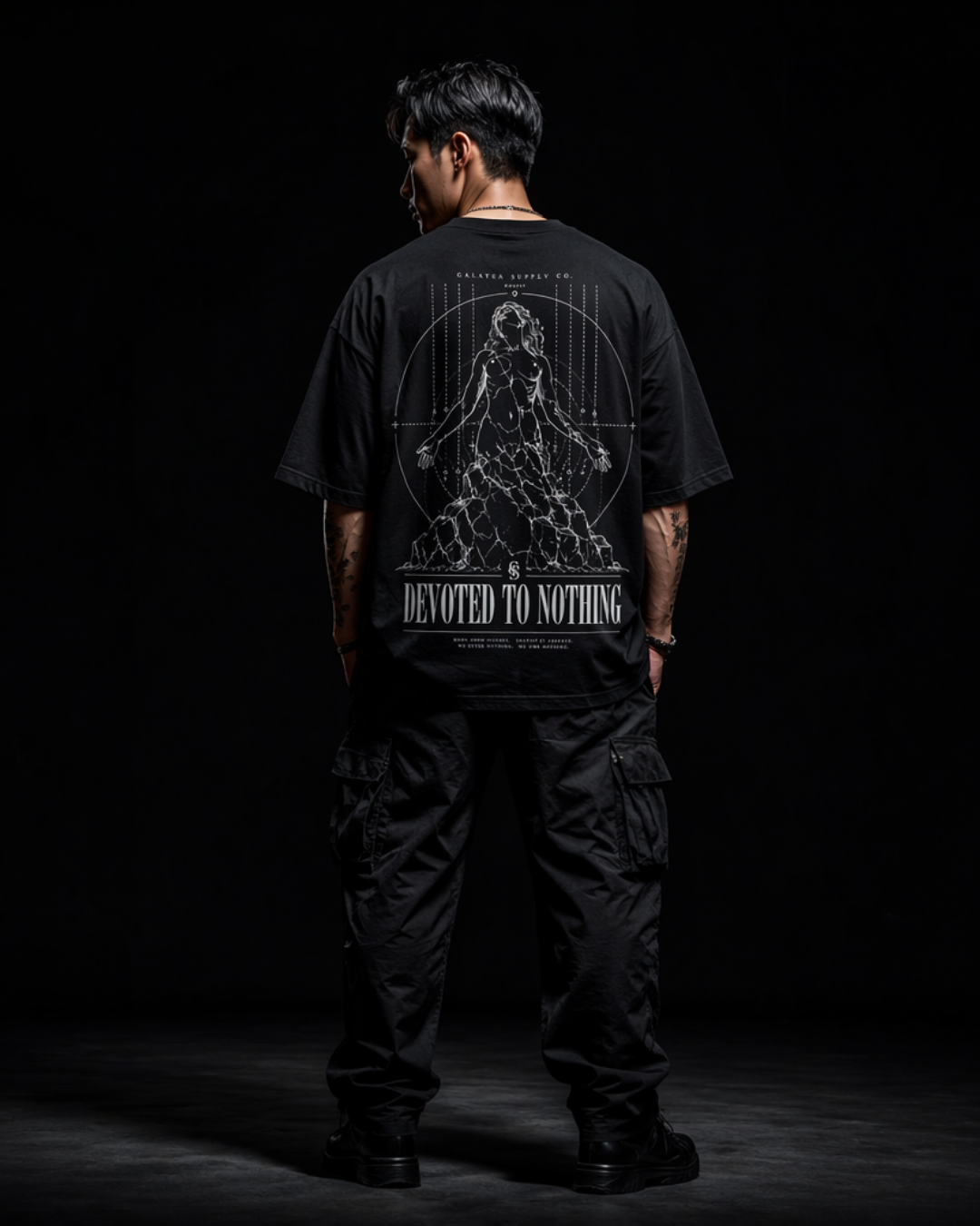Prestige Edition oversized tee on model